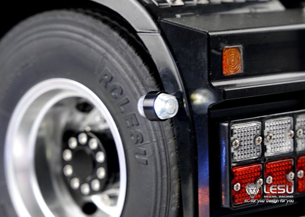 Lesu 1_14 Begrenzungsleuchten seitlich mit LED 2 Stueck - RC-Zubehoer