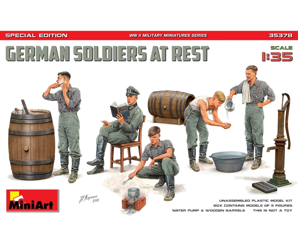 miniart 1 35 fig dt soldaten in ruhe 5 s Plastikmodellbau von Miniart 1-35 fig dt soldaten in ruhe 5 s
