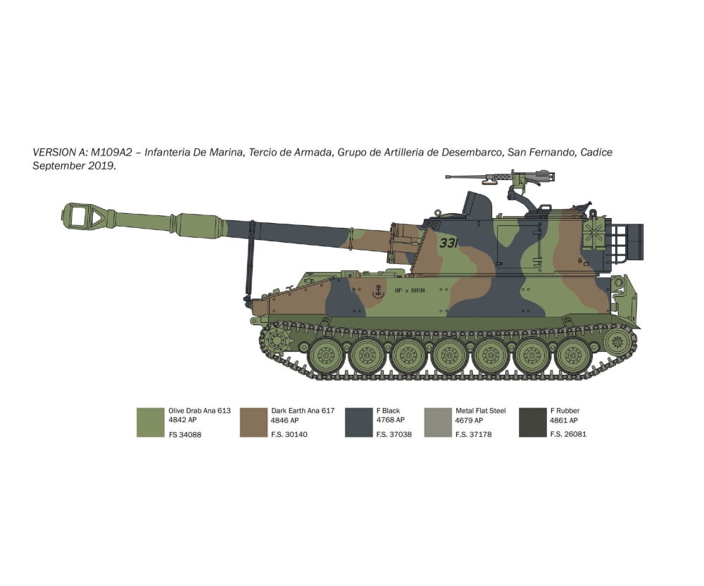 Italeri 1:35 M-109/A2-A3G Haubitze