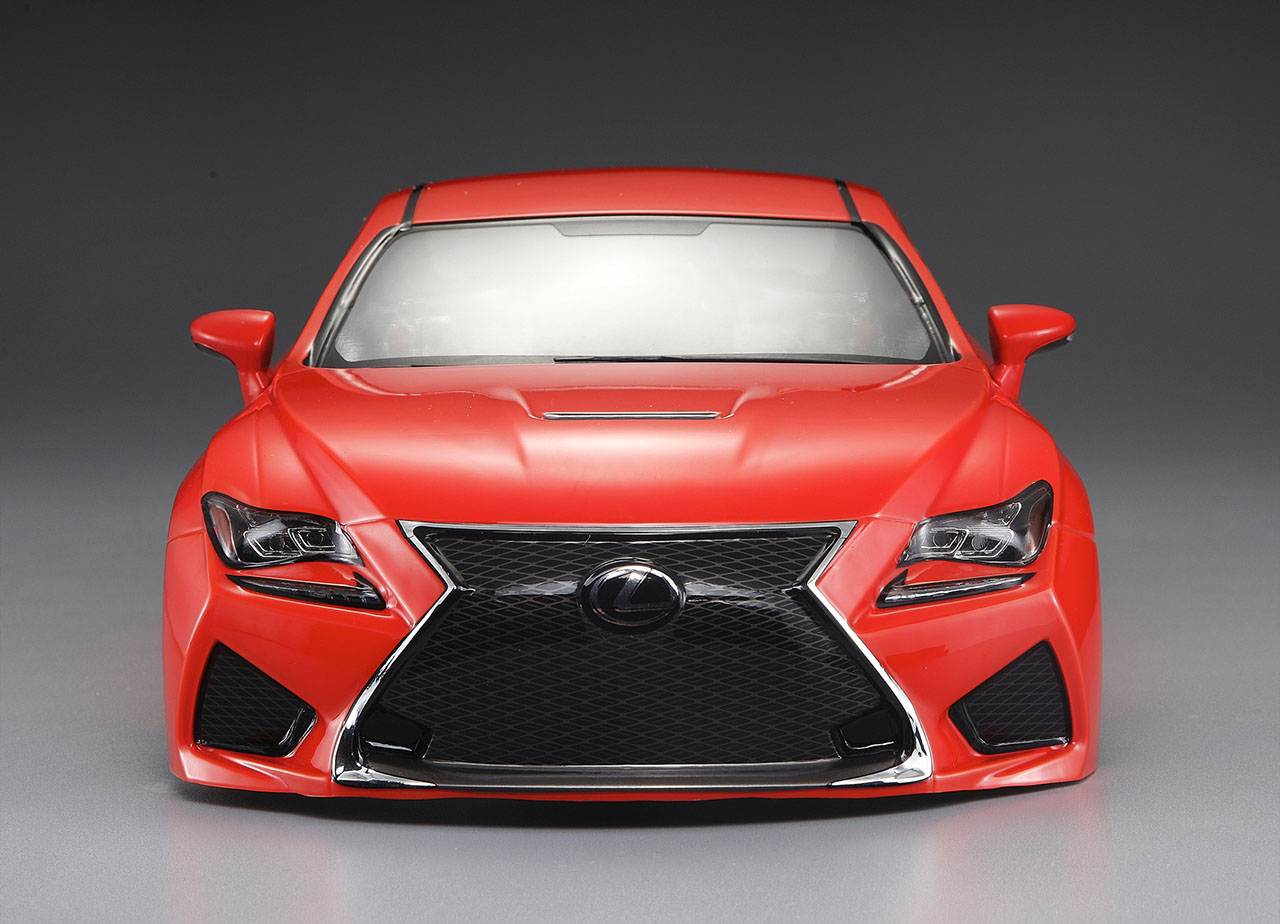 Killerbody Lexus RC F 195mm Orange lackiert_ RTU all-in - RC-Zubehoer
