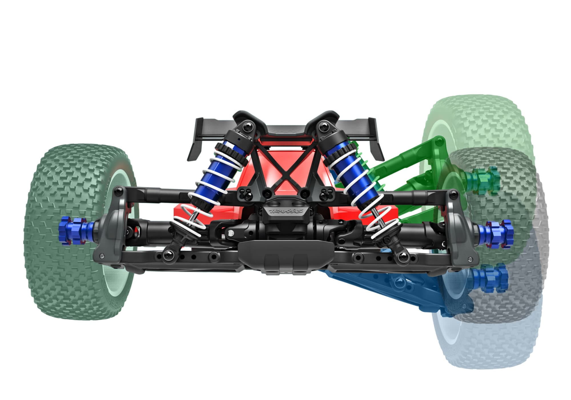 Traxxas JATO 4x4 VXL 1_8 Brushless Buggy in Gruen_ RTR mit HD-Teilen und Velineon Motor