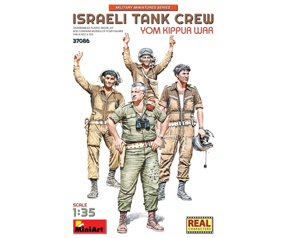 MiniArt 1:35 Figuren Isr. Panzerbes. (4) Yom Kippur Plastik Modellbau
