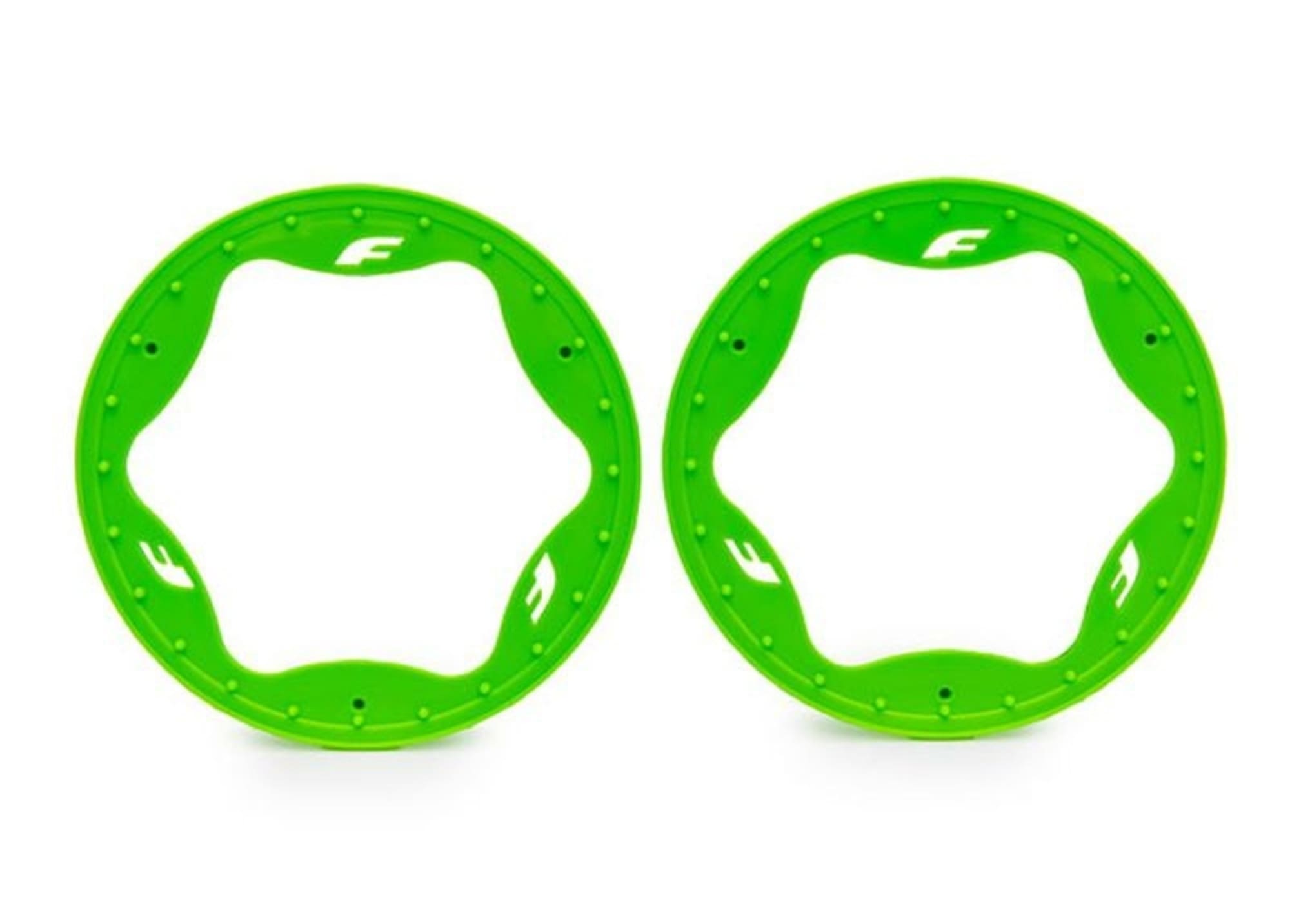 Traxxas Beadlock Ringe hi gruen fuer Funco fuer RC Modelle