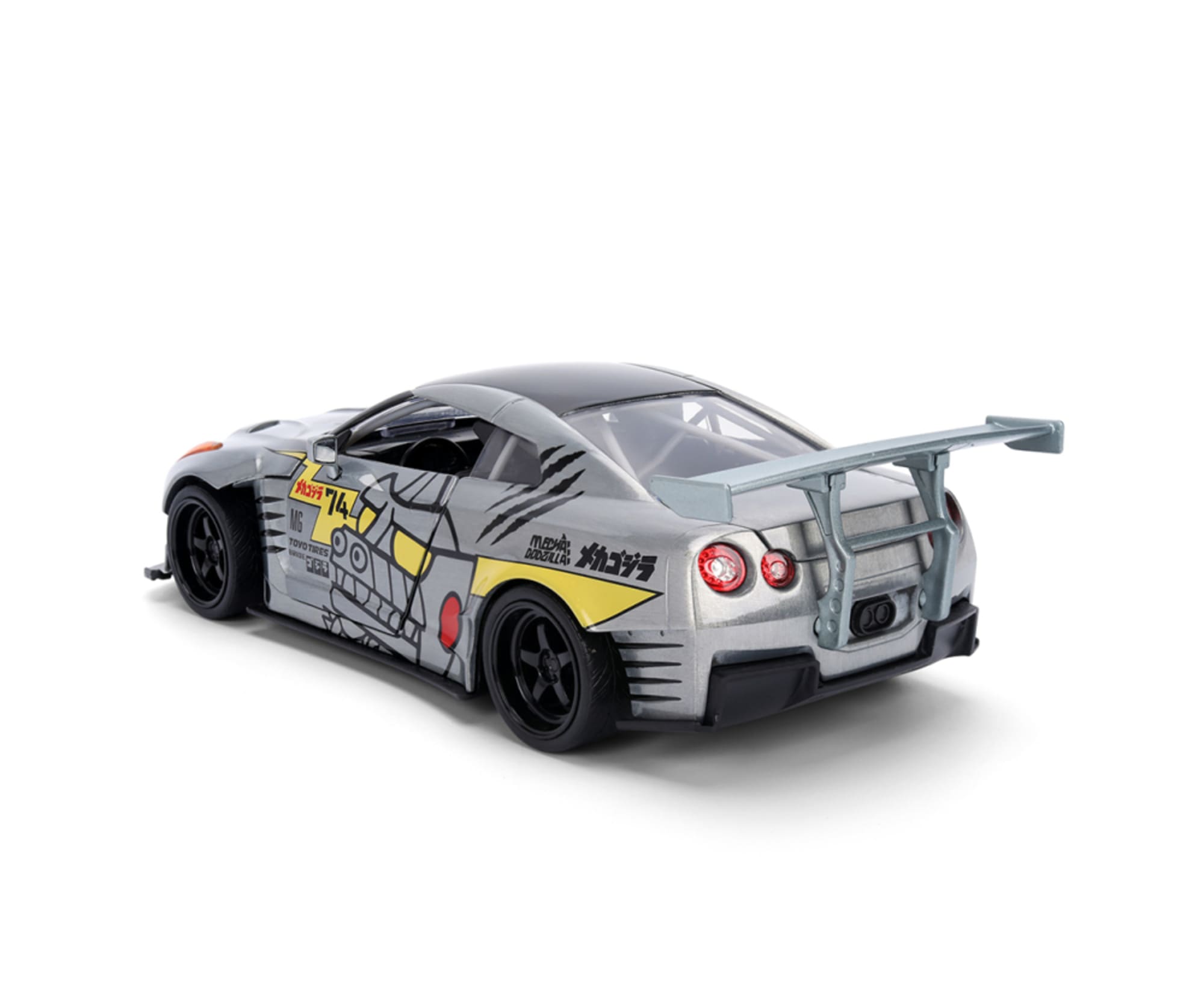 Jada Toys MechaGodzilla Nissan GT-R R35 Ben Sopra 2009 1_24 mit Figur