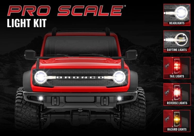 Traxxas LED Licht Set komplett BRONCO 1:18 Traxxas LED Licht Set komplett BRONCO 1:18
