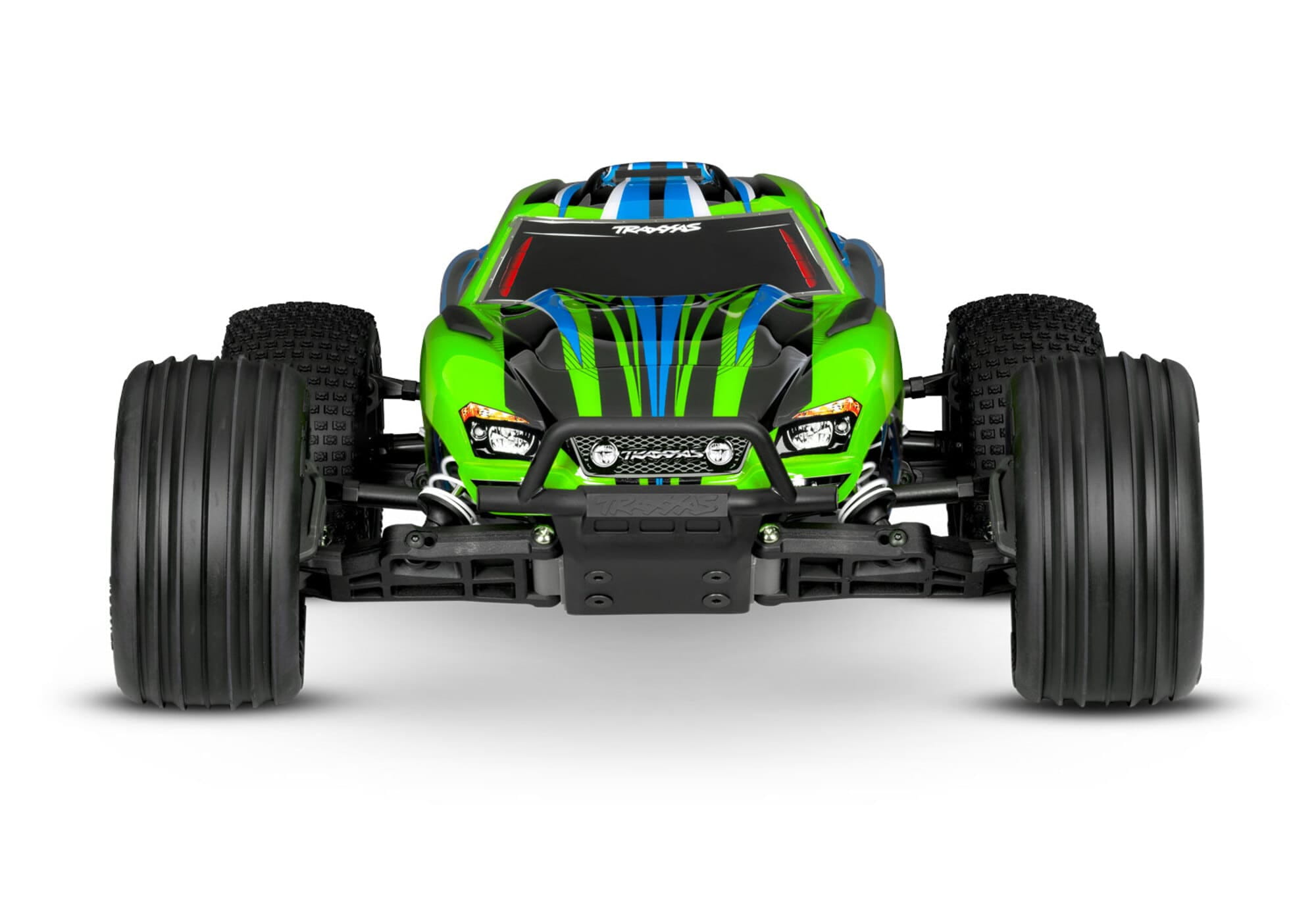 Traxxas Rustler 2WD Gruen RTR mit Akku und Lader