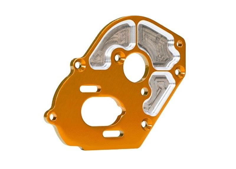 Traxxas Motorplatte 6061-T6 Aluminium orange 4mm