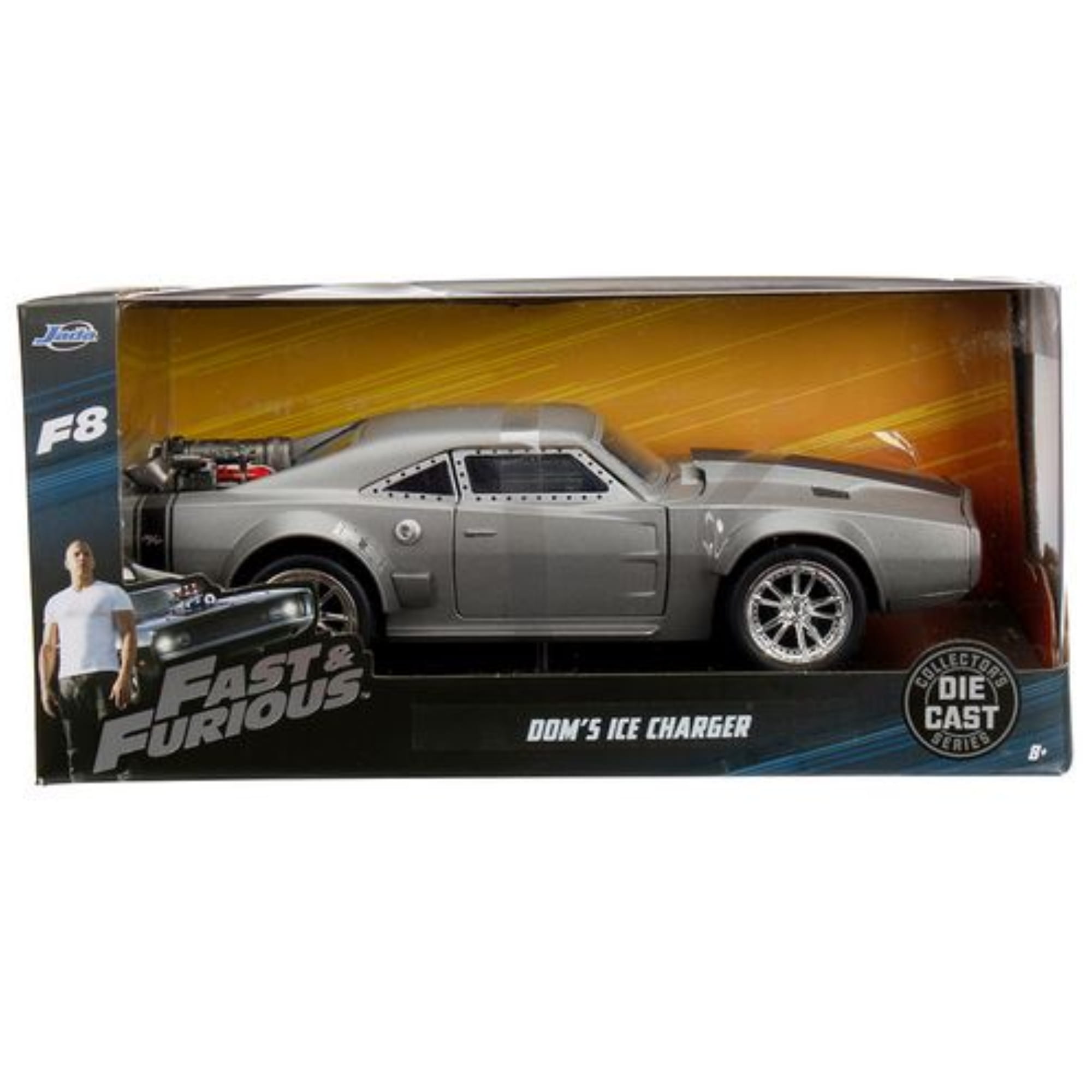 Jadatoys Dom's Ice Dodge Charger Modellauto Fast and Furious 8