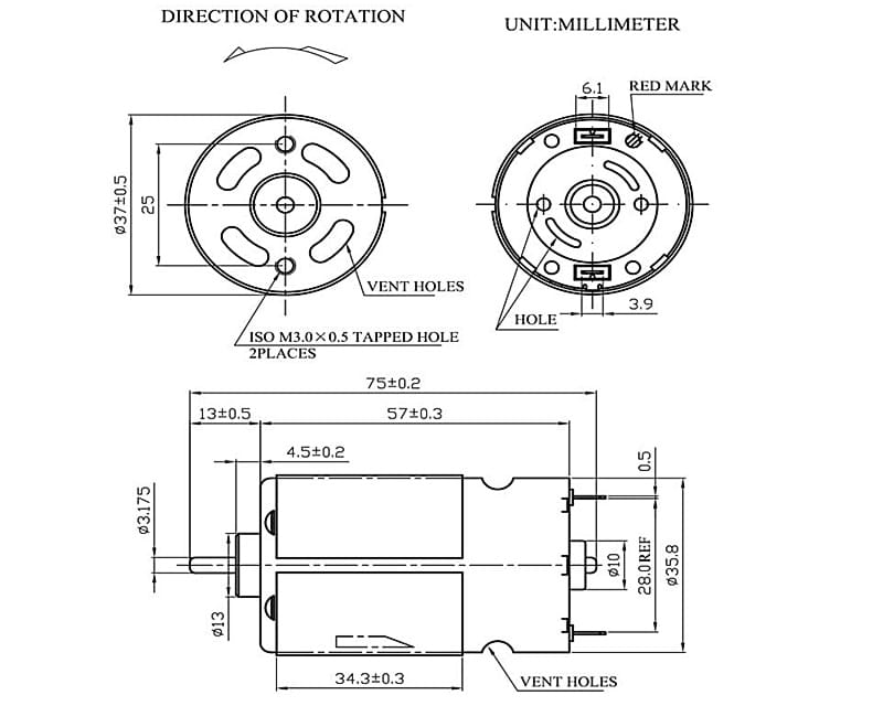 Krick MAX Power 600 Elektromotor Krick MAX Power 600 Elektromotor