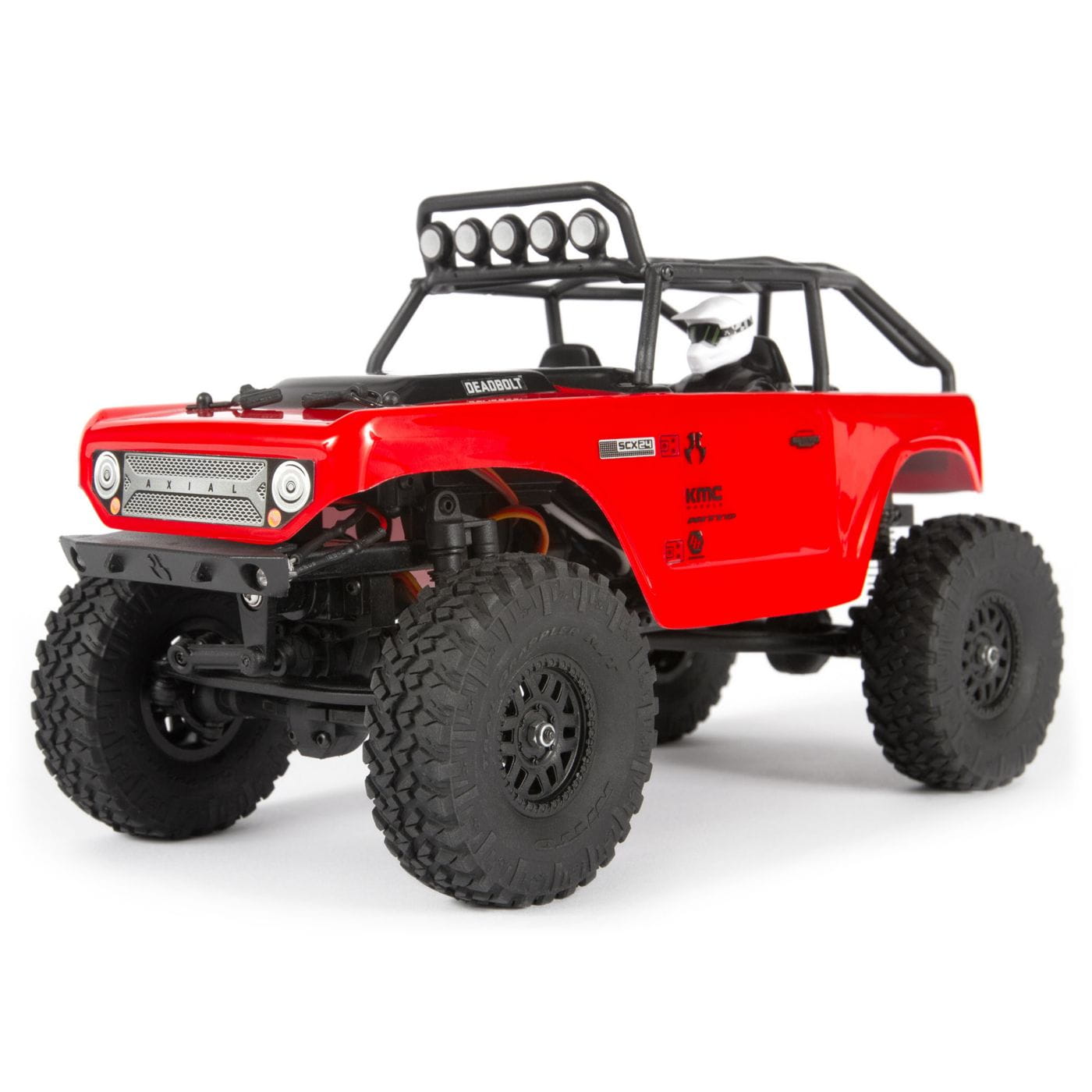 Axial SCX24 Deadbolt 1/24th Scale Elec 4WD - RTR, Red Axial SCX24 Deadbolt 1/24th Scale Elec 4WD - RTR, Red