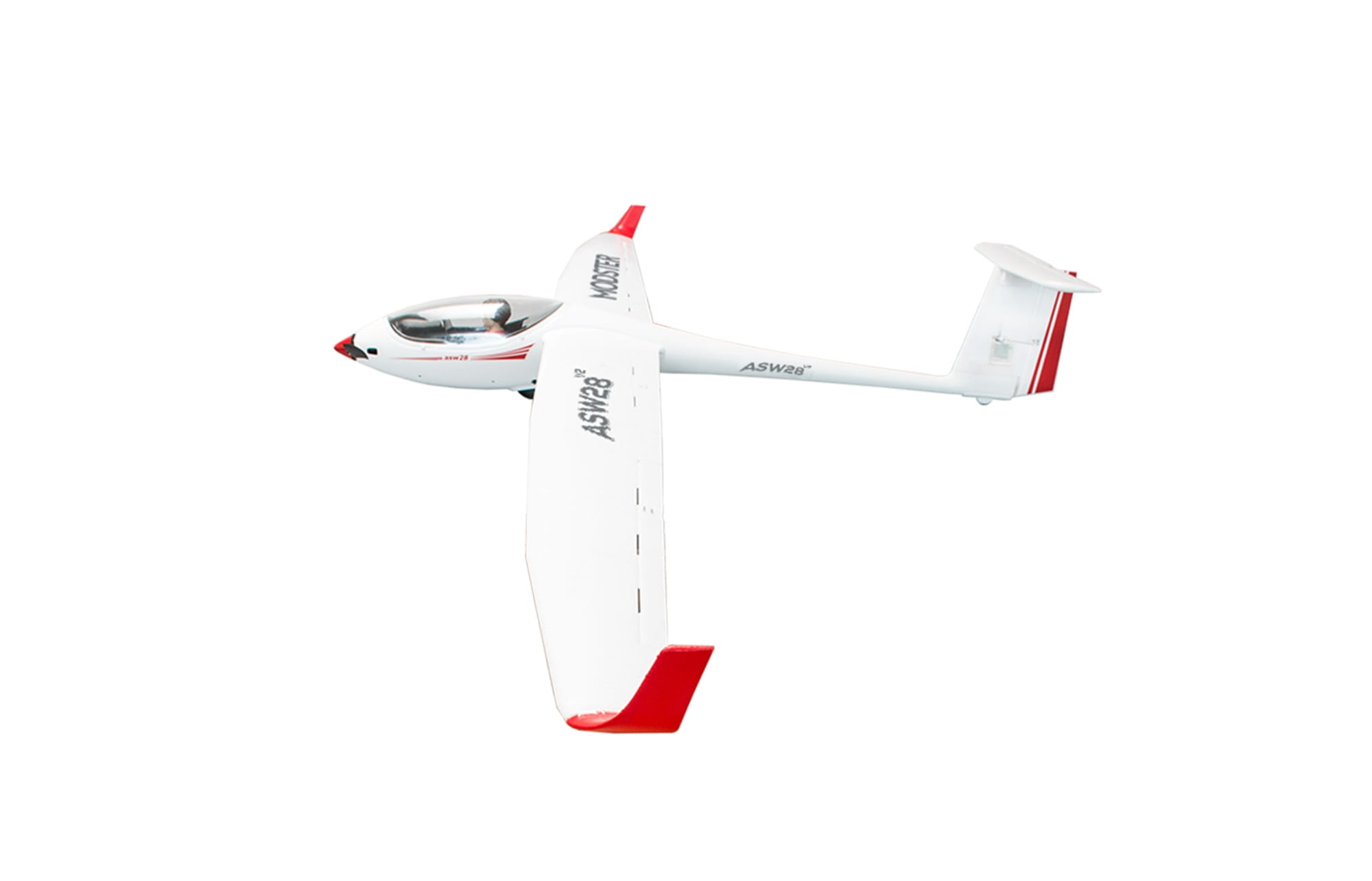 MODSTER ASW 28 V2 ARTF Segelflugmodell mit Brushless Motor und EPO Tragflaechen