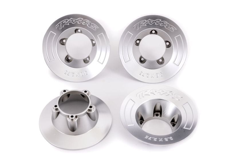 Traxxas Felgen-Abdeckung satin chrome _4_  fuer 9572 Felgen - RC-Zubehoer
