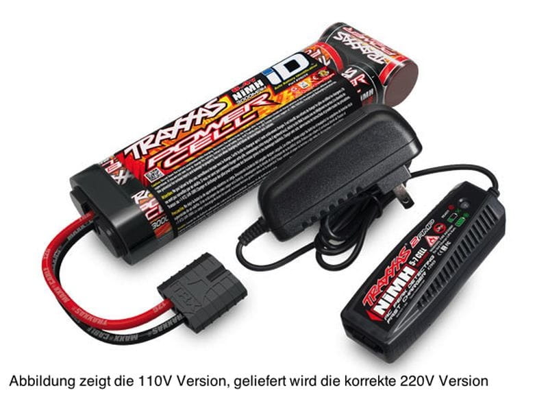 Traxxas Akku Ladegeraet Set 7 Zellen 3000mAh