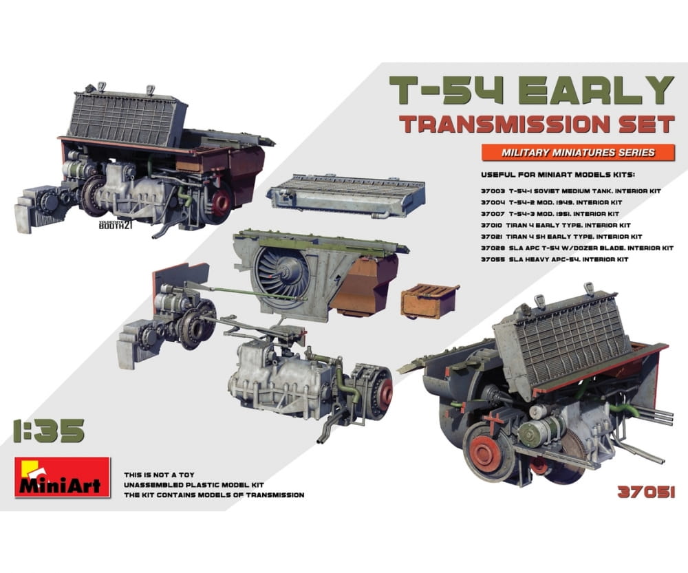 MiniArt 1:35 T-54 Getriebeblock Frühe Prod. Plastik Modellbau