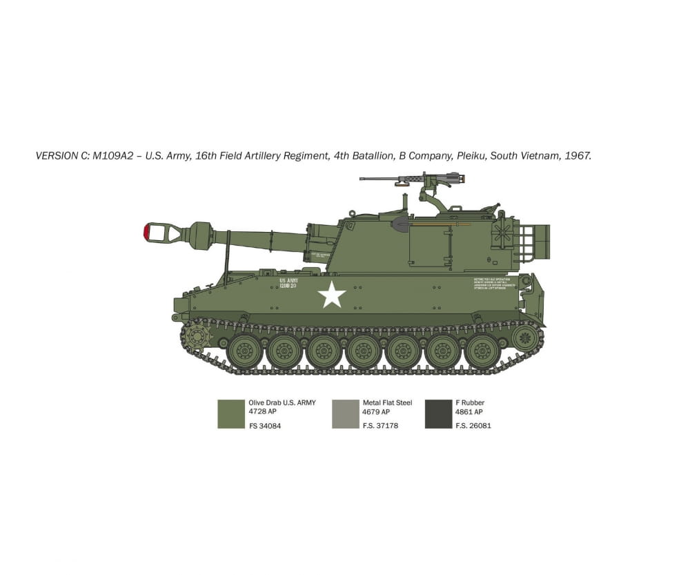 Italeri 1:35 M-109/A2-A3G Haubitze