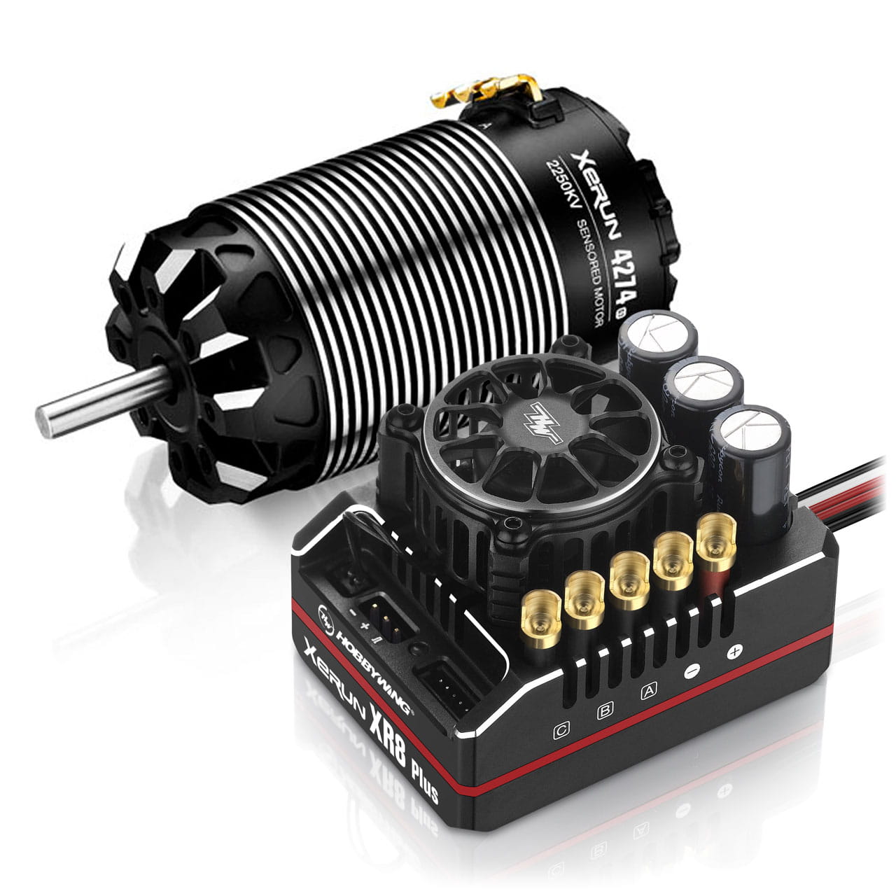 Hobbywing Regler Xerun XR8 Plus G2S Combo mit 4274 2250kV Motor Truck Monster