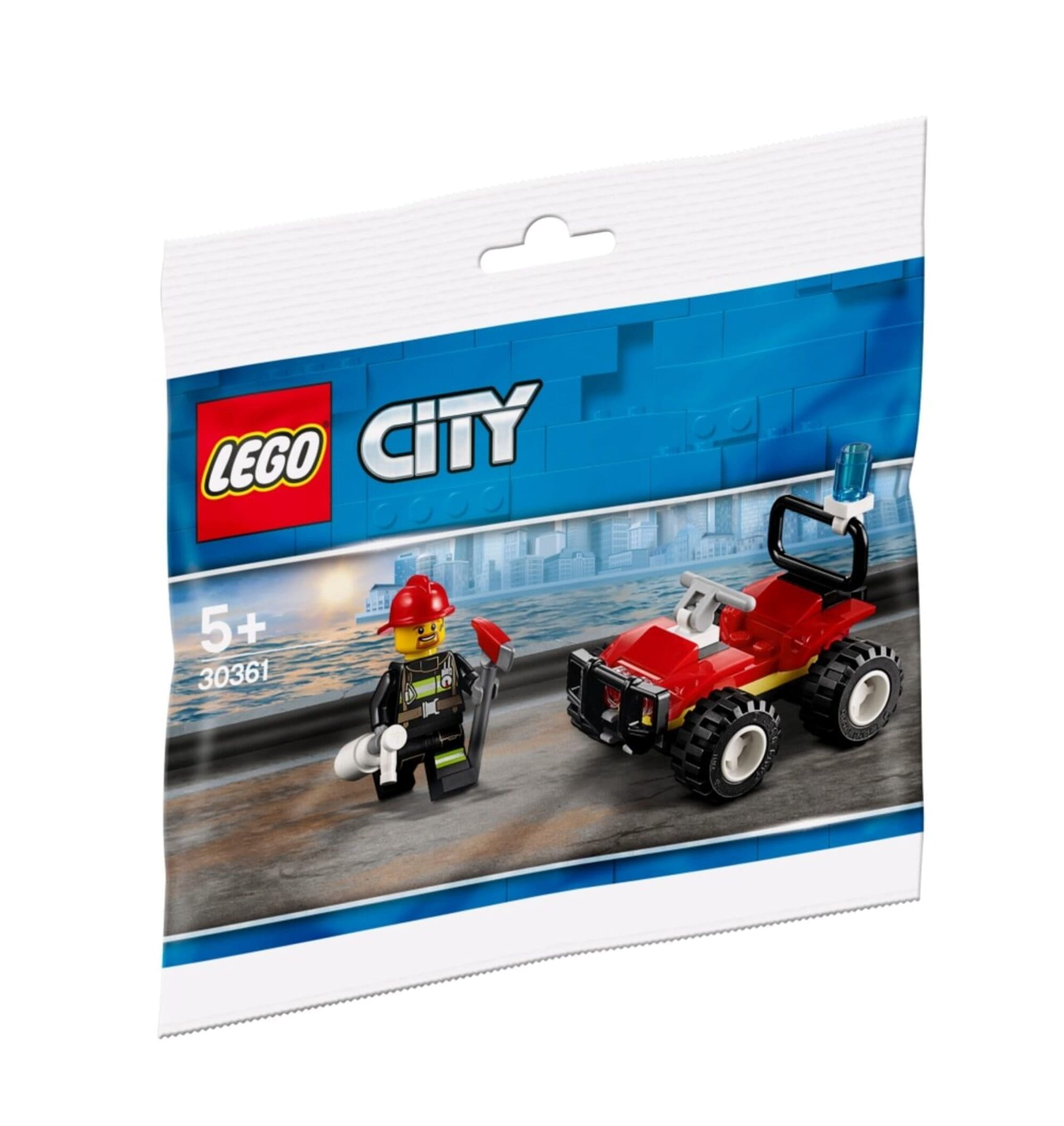 LEGO City Fire ATV 30361 - Polybag mit 39 Teilen und Feuerwehr-Minifigur