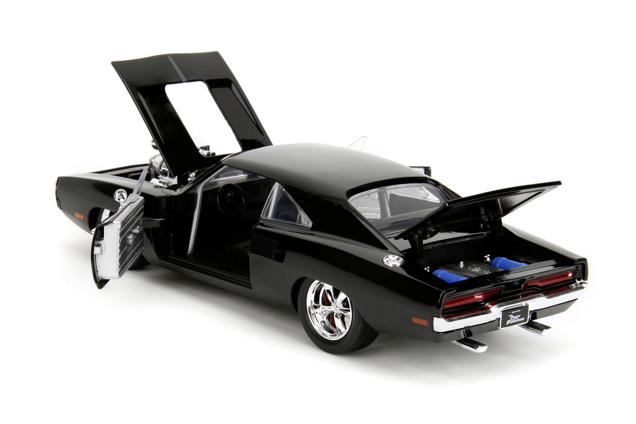Jada Toys Fast and Furious 1970 Dodge Charger Modellauto 1_24 mit Figur_