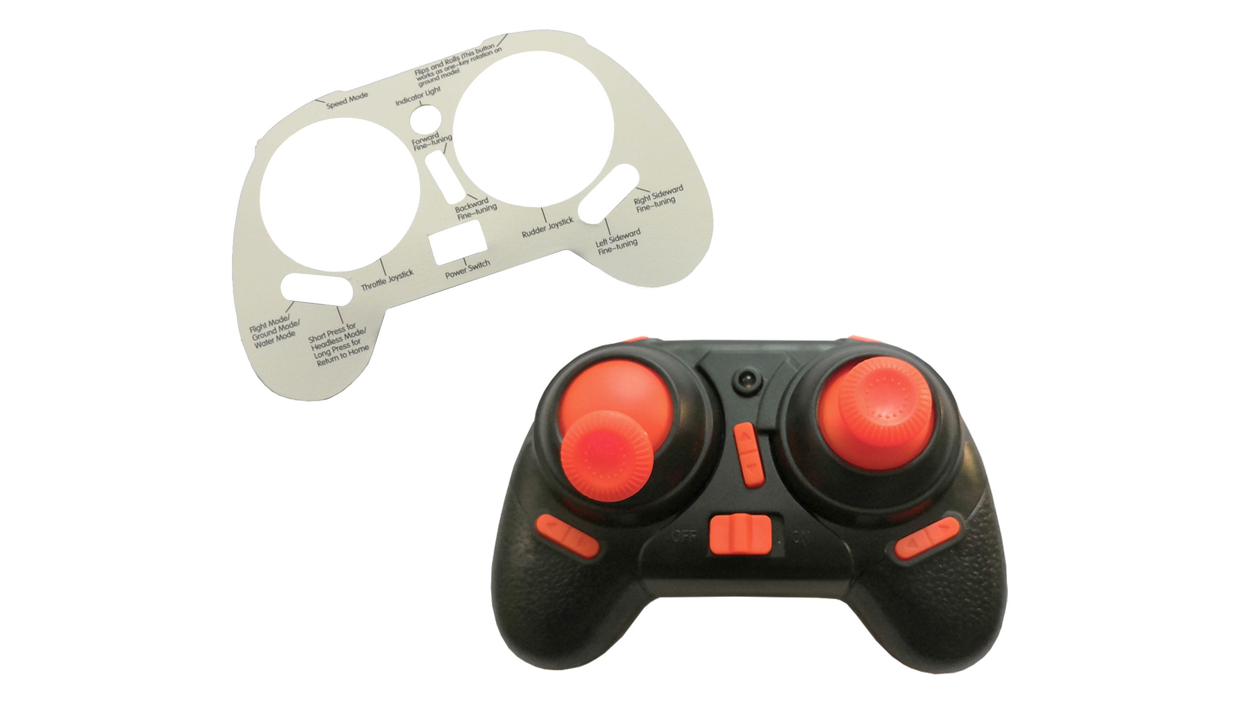 Amewi Trix 3-in-1 Drohne orange fuer Wasser_ Boden und Luft