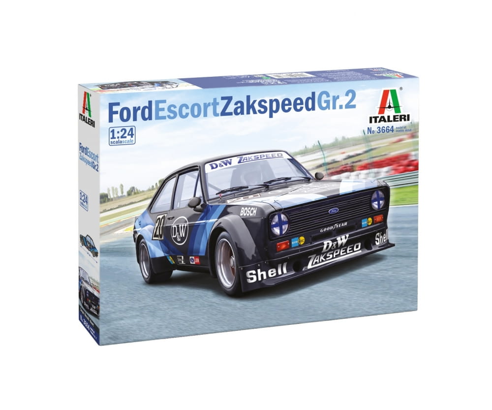 Italeri 1:24 Ford Escort Zakspeed Gr.2 D&W Plastik Modellbau Bausatz