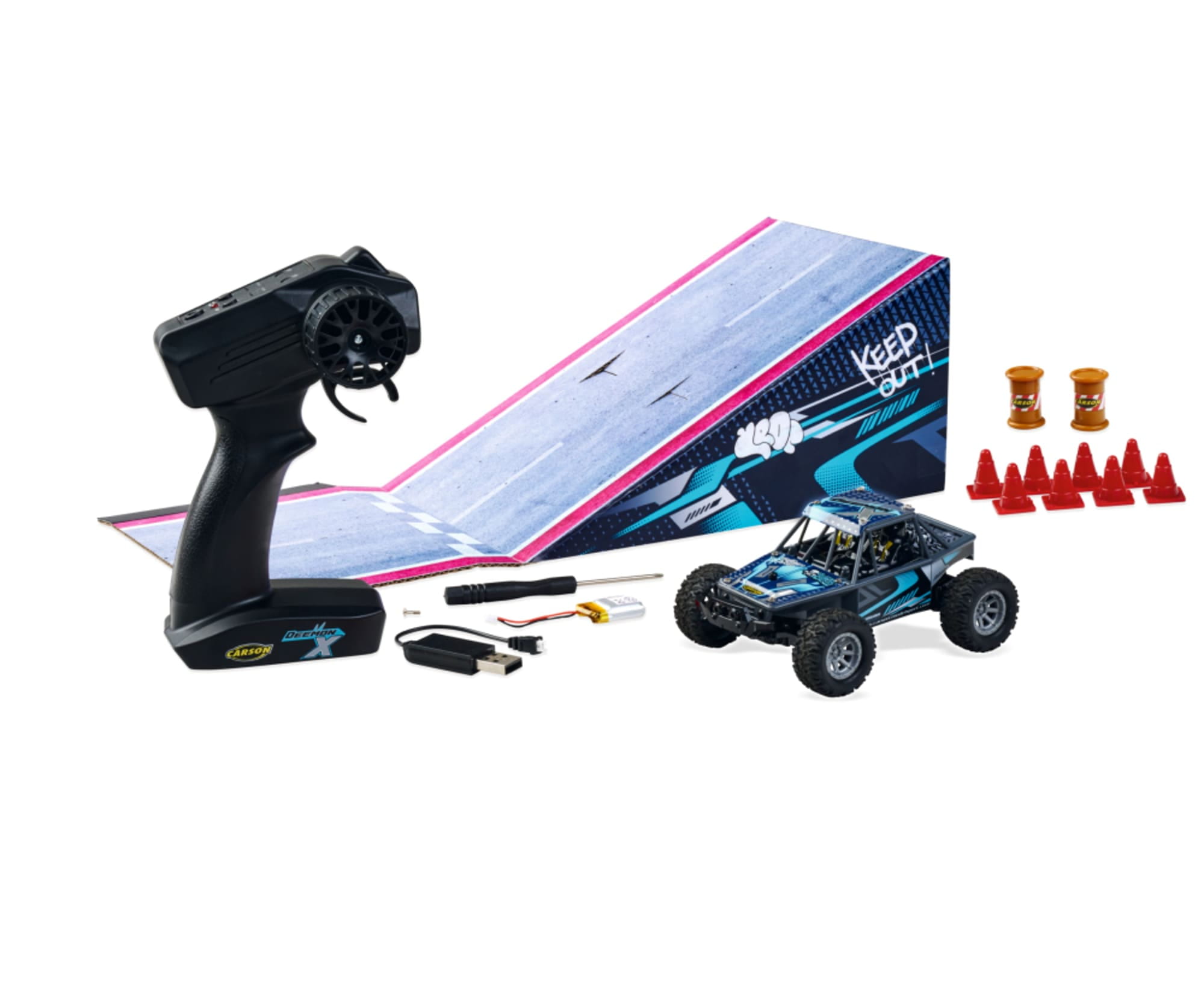 Carson RC Spielzeug 1_32 Deemon X 100% RTR - ferngesteuertes RC Modell