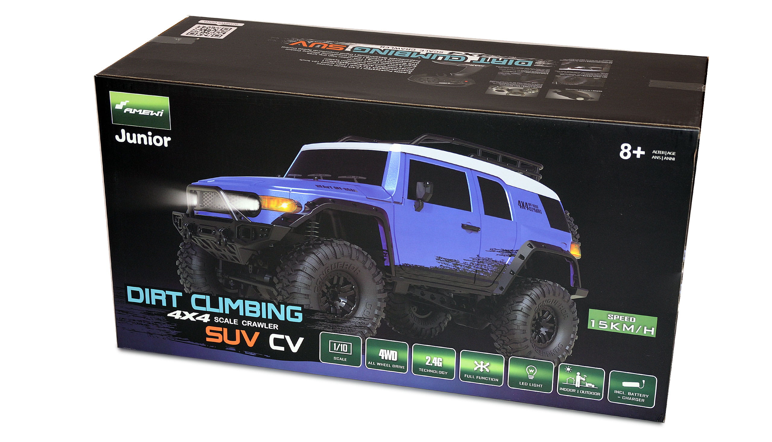 Amewi RC Crawler Dirt Climbing SUV CV 4WD 1:10 RTR blau