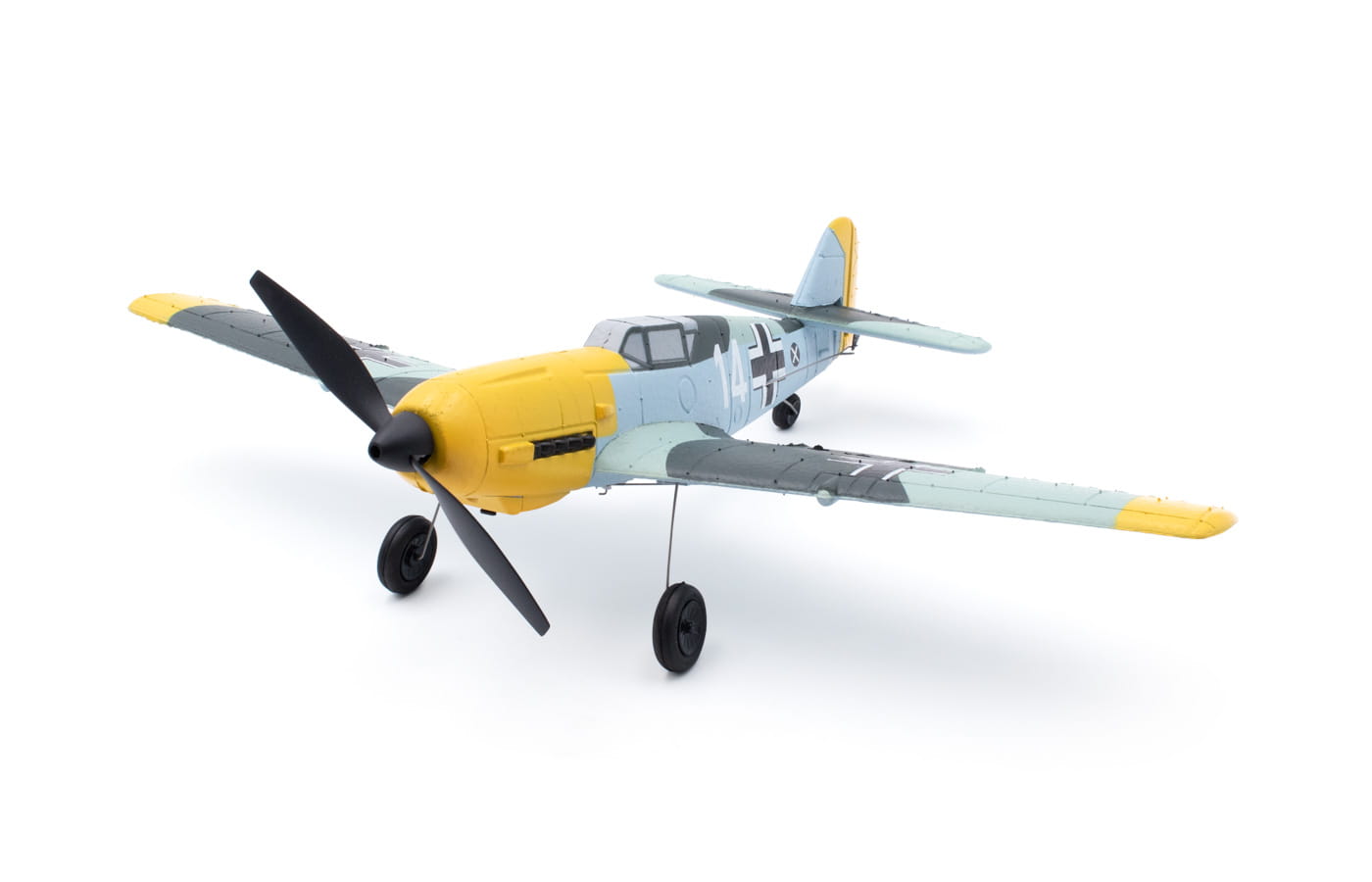 Modster mdx-bf-109-e-messerschmitt-rc-flugzeug-rtf-inkl-6-achs-flu