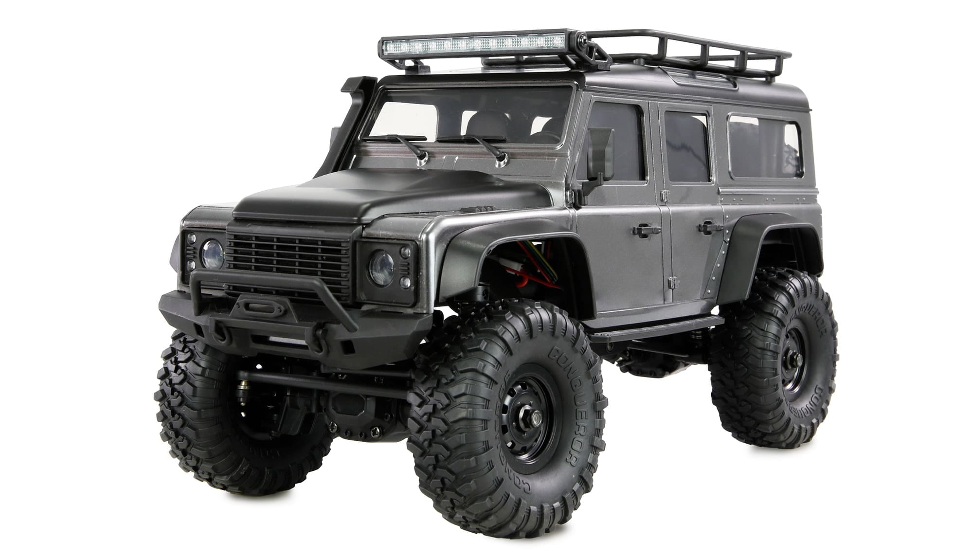 Amewi AMXRock Mini-D90 Crawler 1_16 RTR 4WD grau mit LED