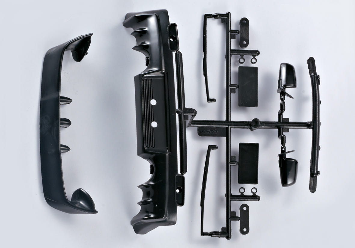 Killerbody Mitsubishi Lancer Evo X_ Plastik Anbauteile 1 _Stossstangen_ - RC-Zubehoer