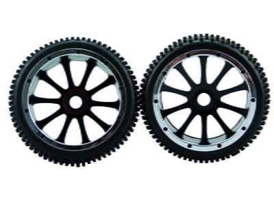 Amewi Reifen inkl. Felgen Hinterrad, 2 Stück komplett, Pitbull X Amewi Reifen inkl. Felgen Hinterrad_ 2 Stueck komplett_ Pitbull X - RC-Zubehoer