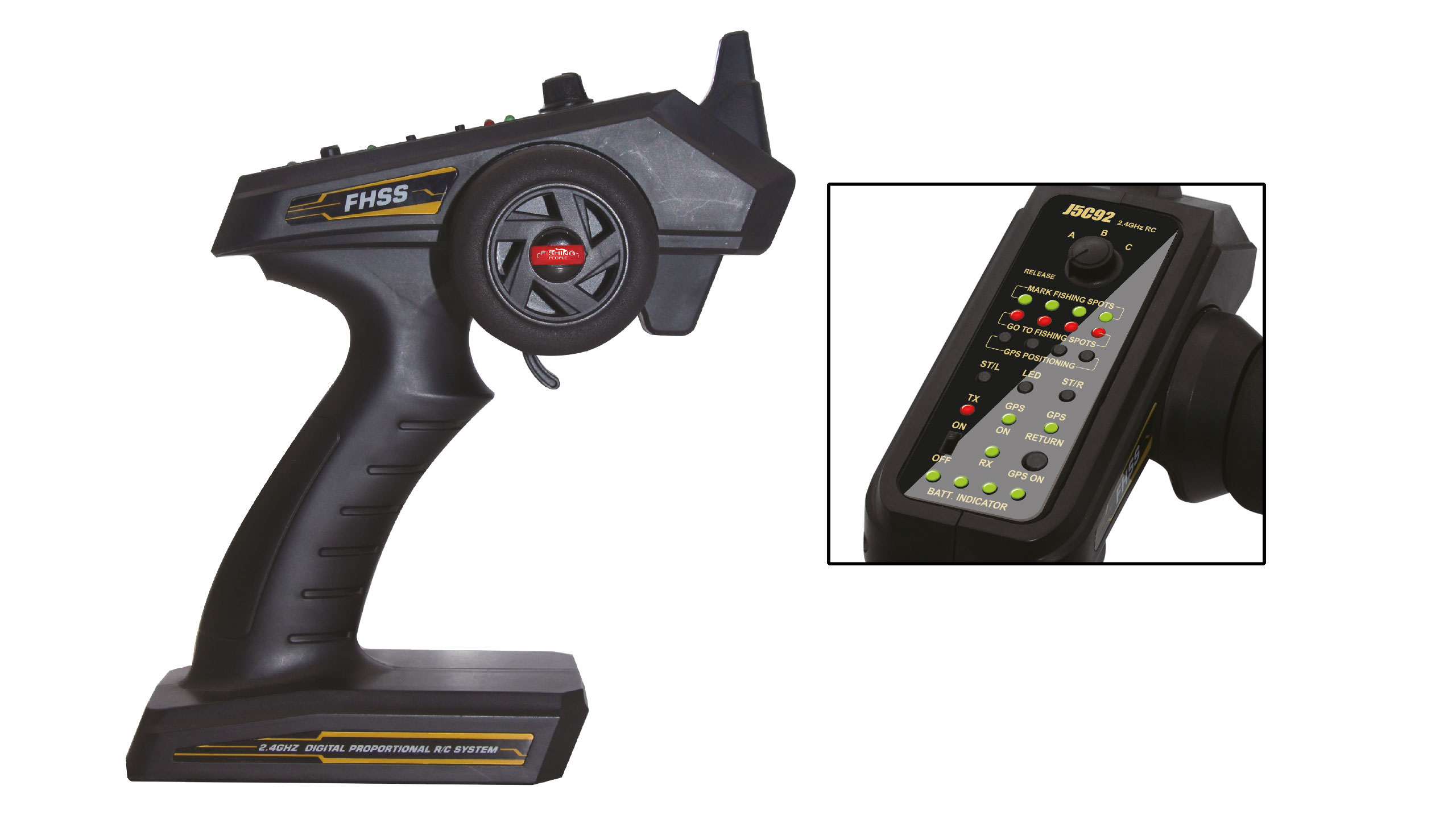 Amewi RC Boot Schiff Baiting 2500G GPS Futterboot 2,4GHz RTR