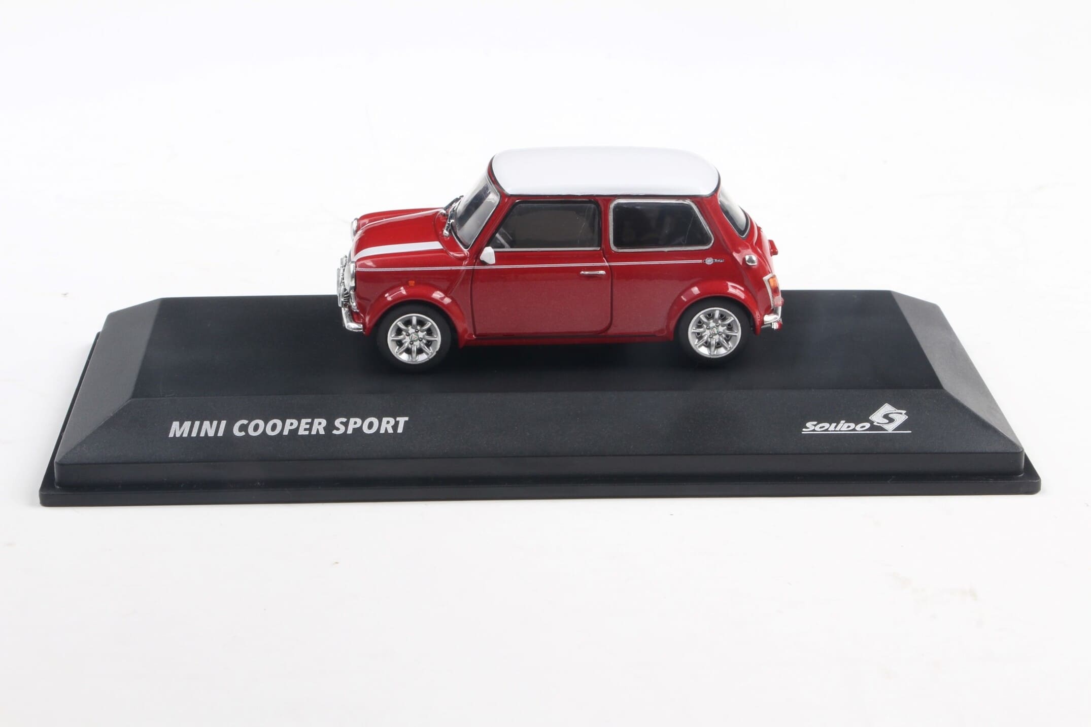Mini Cooper Sport Nightfire Red 1997 Modellauto von Solido im Massstab 1_43