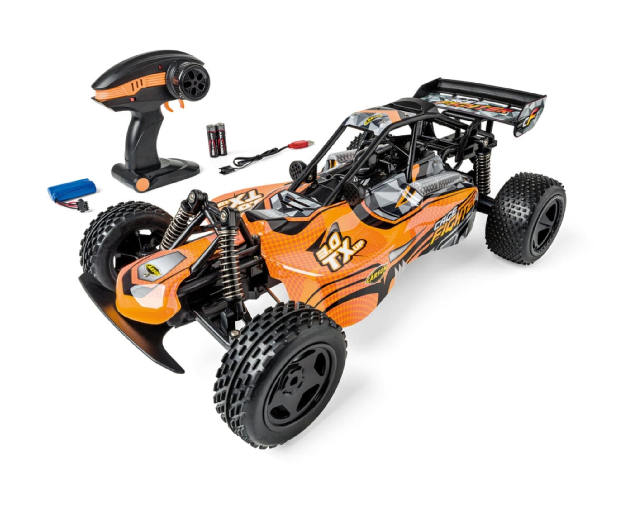 Carson 1_10 Cage Fighter 2.4GHz 100% RTR orange - RC-Zubehoer