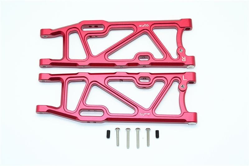 GPM Alu Querlenker unten hinten rot fuer ARRMA Kraton_ Outcast_ Notorius 6s - RC-Zubehoer