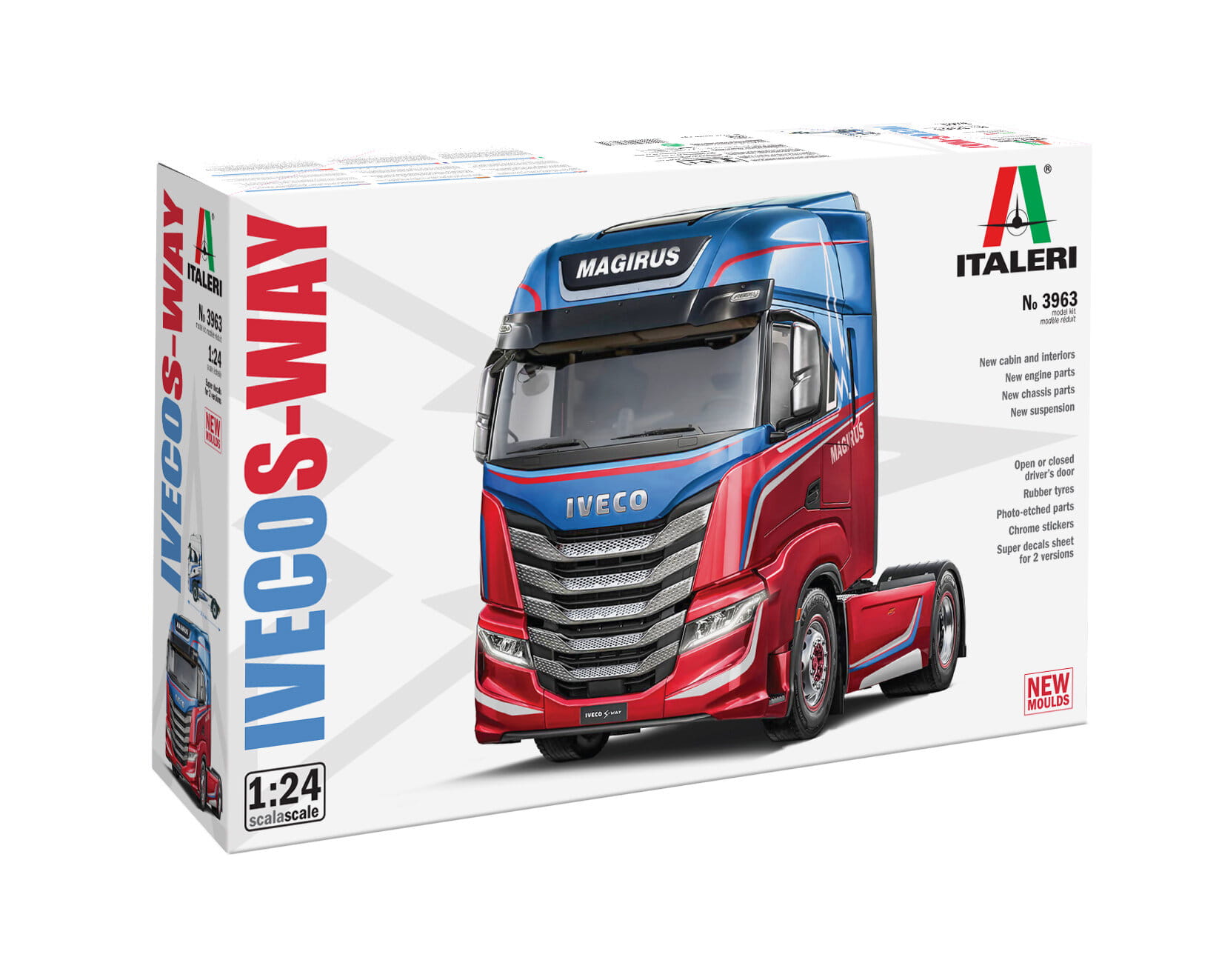 Italeri Iveco S-Way LKW Modell 1_24 Italeri 1_24 Iveco S-Way LKW Truck Plastikmodellbausatz