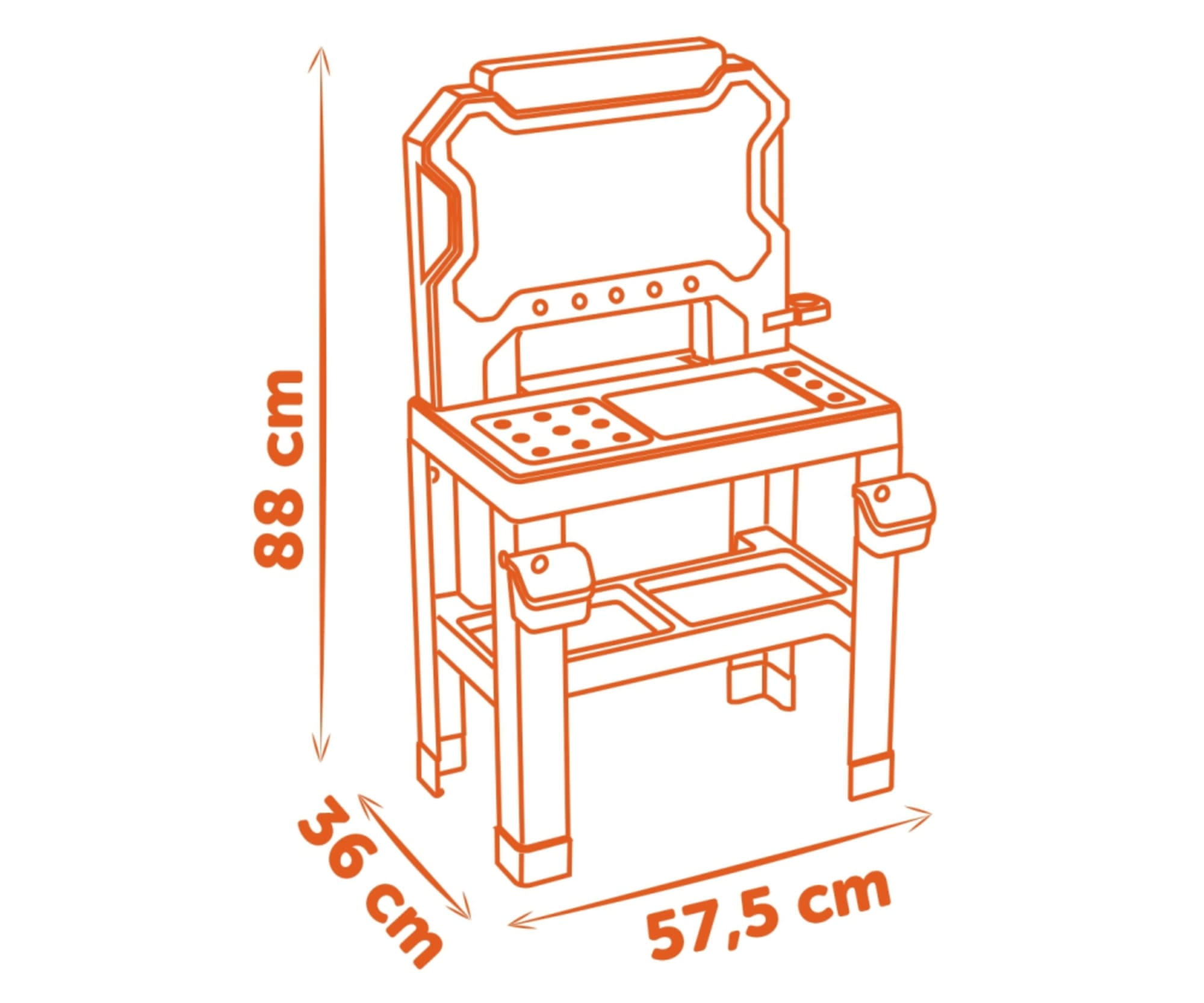Smoby Black_Decker Werkbank