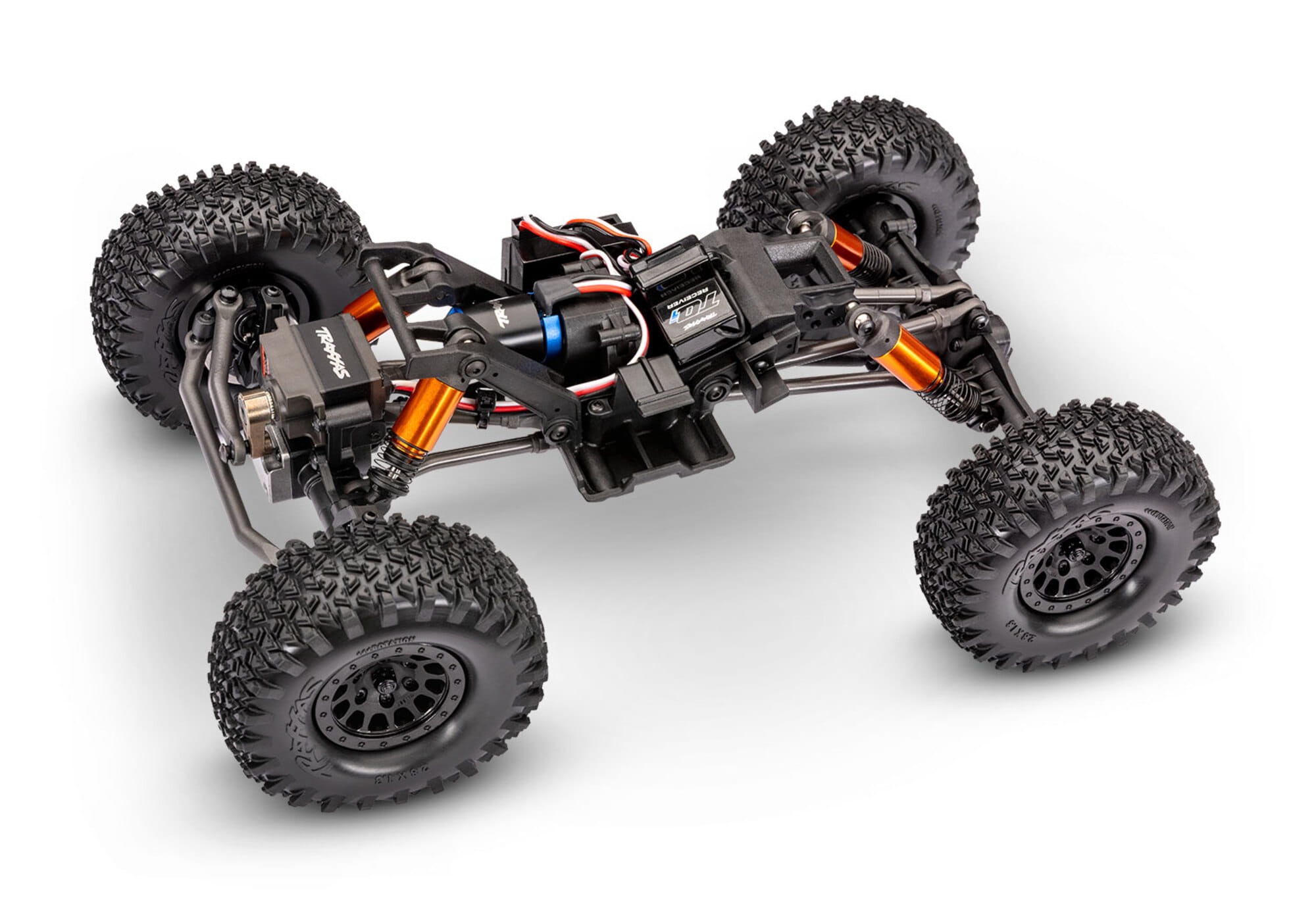 Traxxas TXC-4M Extreme Crawler Pink 1_18 Brushless 4WD RTR mit 3S LiPo Akku und USB-Ladegeraet