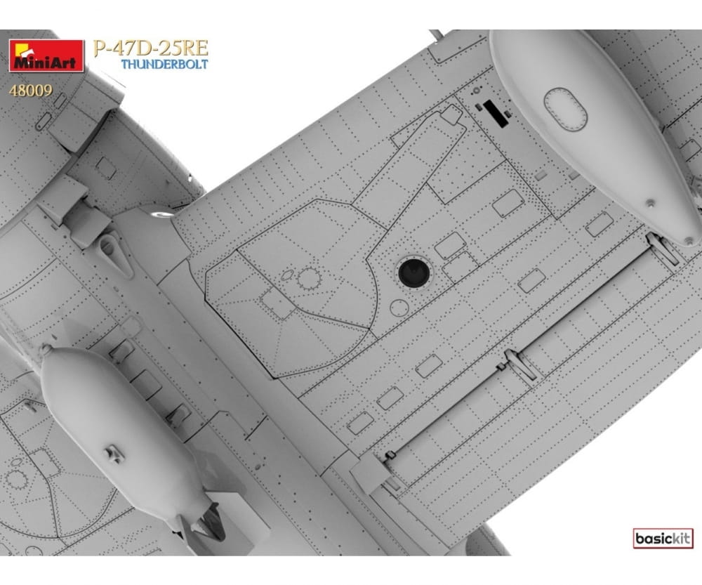 Plastikmodellbau von Miniart 1-48 p 47d 25re thunderbolt basis ki