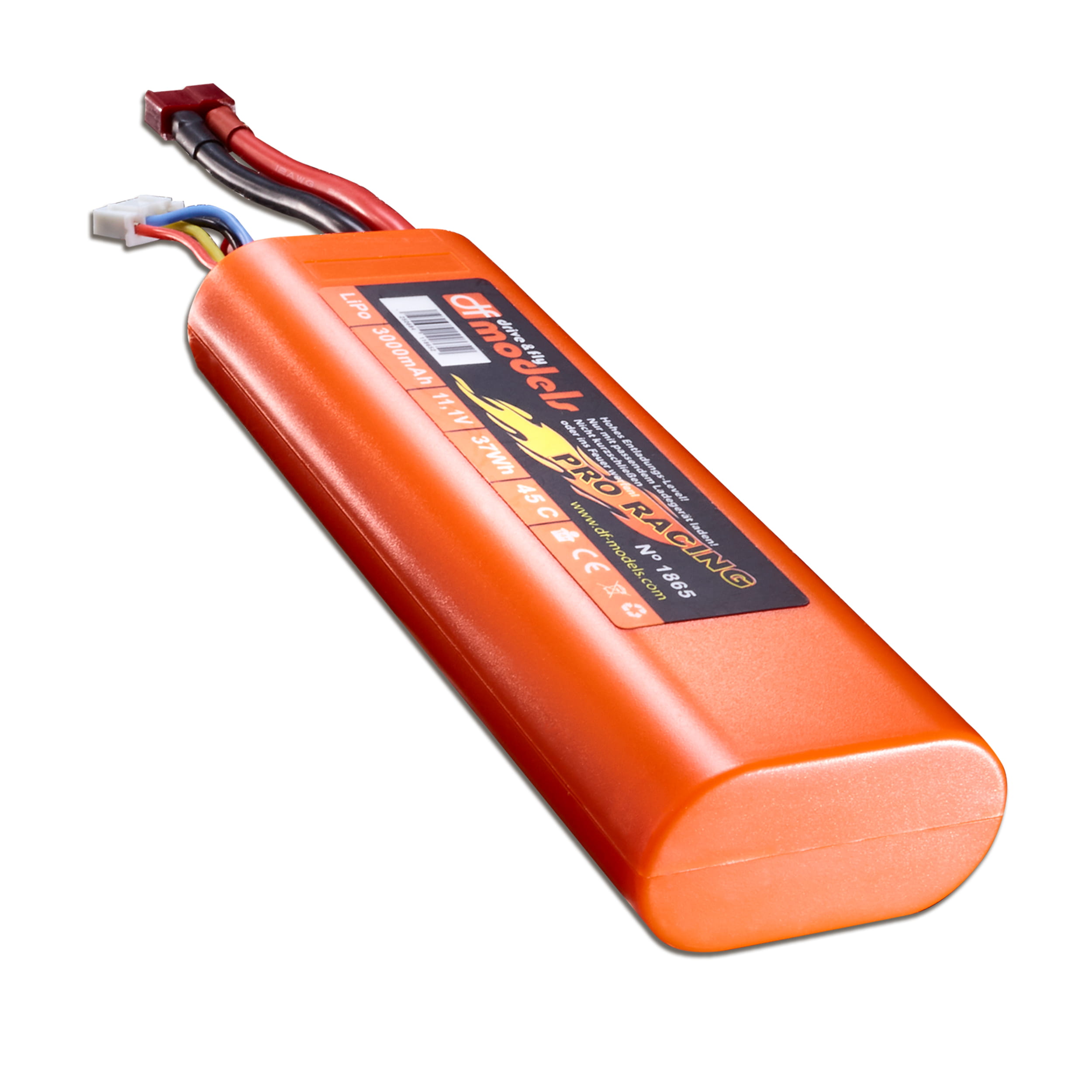 DF Models Pro Racing LiPo Akku 3000 mAh 45C 11_1V 3S fuer RC Cars