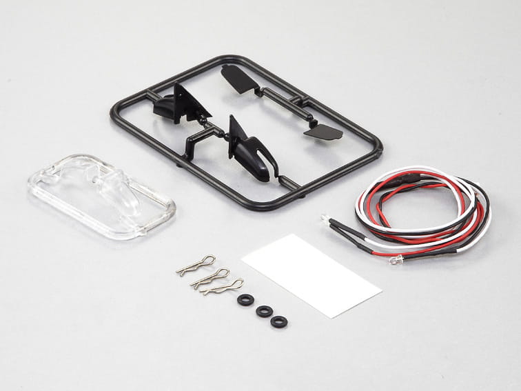 Killerbody Seitliches Rueckspiegel Set _Type-A_ inkl. LED‘s - RC-Zubehoer