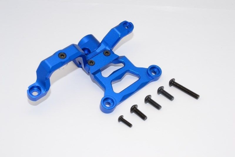 GPM Alu Obere Lenkhalteplatte vorn blau fuer Traxxas X-MAXX - RC-Zubehoer