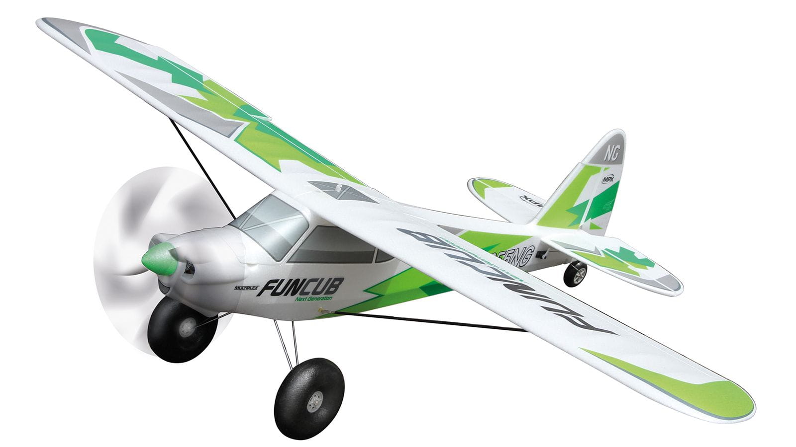 Multiplex RC Flugzeug FunCub NG gruen made by MPX