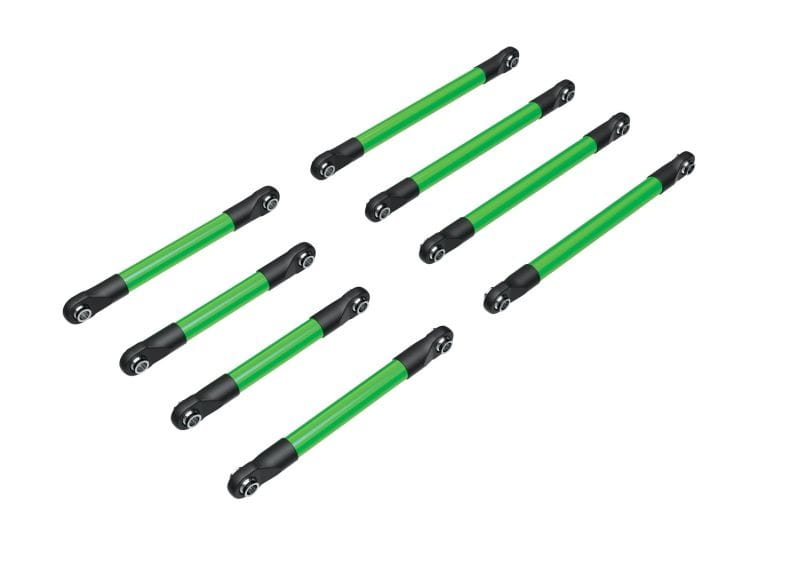 Traxxas Suspension-Link Set komplett grün, Alu TRX-4M