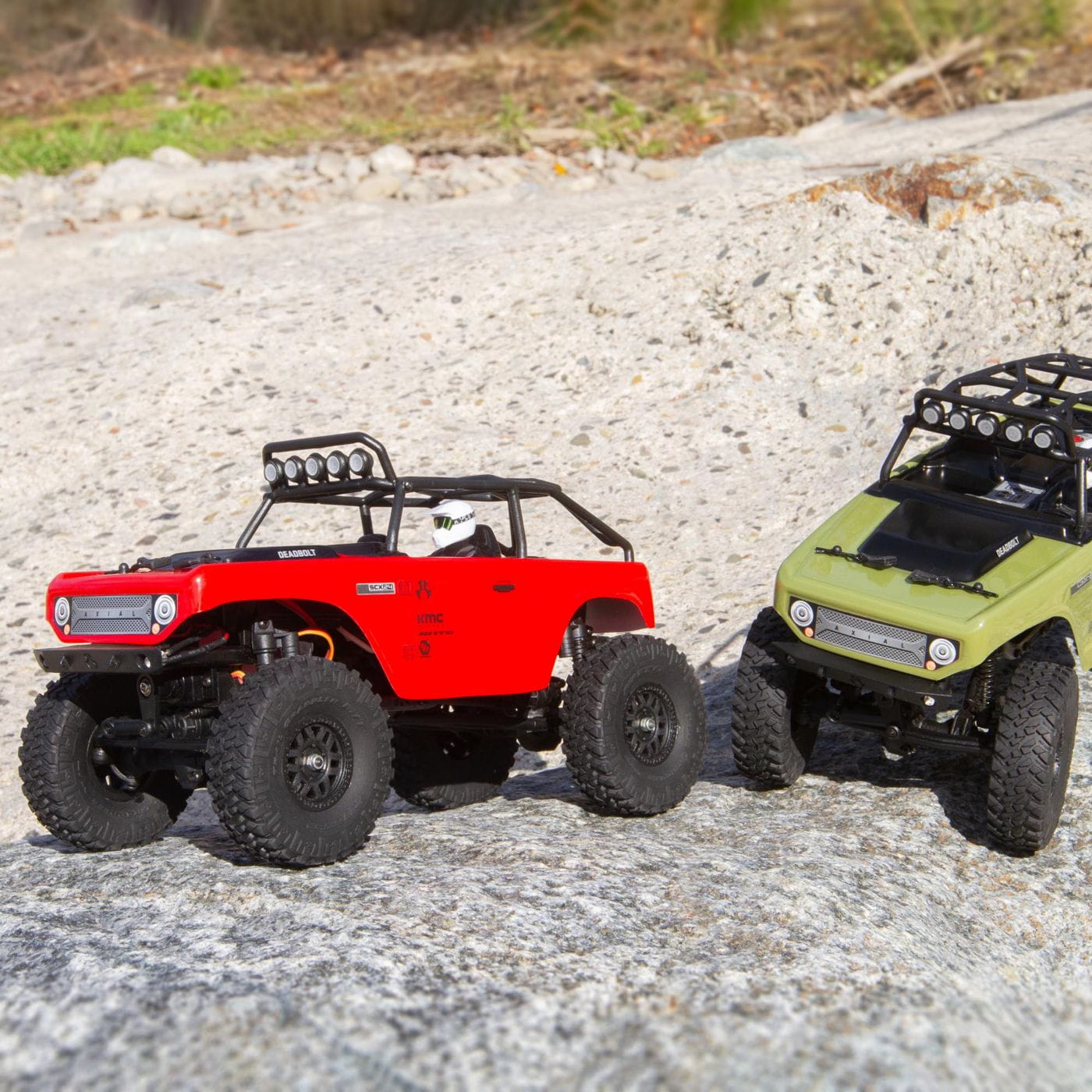 Axial SCX24 Deadbolt 1/24th Scale Elec 4WD - RTR, Red Axial SCX24 Deadbolt 1/24th Scale Elec 4WD - RTR, Red
