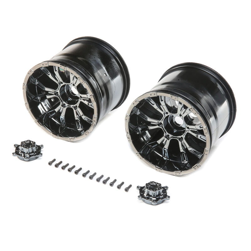 Losi LST XXL 2 Gas_ Force Rad Chrom _2_ - RC-Zubehoer