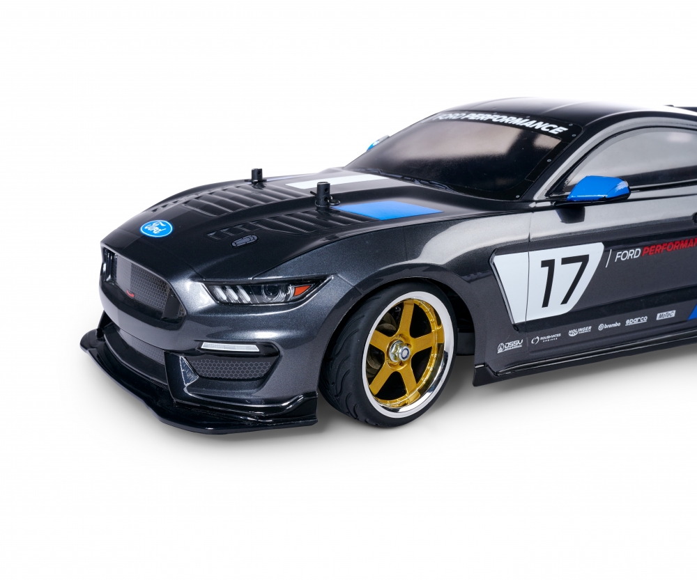 Carson Reifen mit Felgen 1_10 Raederset 5 Speichen -Design _4_ chrom_gold - RC-Zubehoer