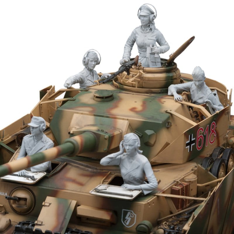 Torro 1:16 Figurenbausatz Pz IV Besatzung weiblich