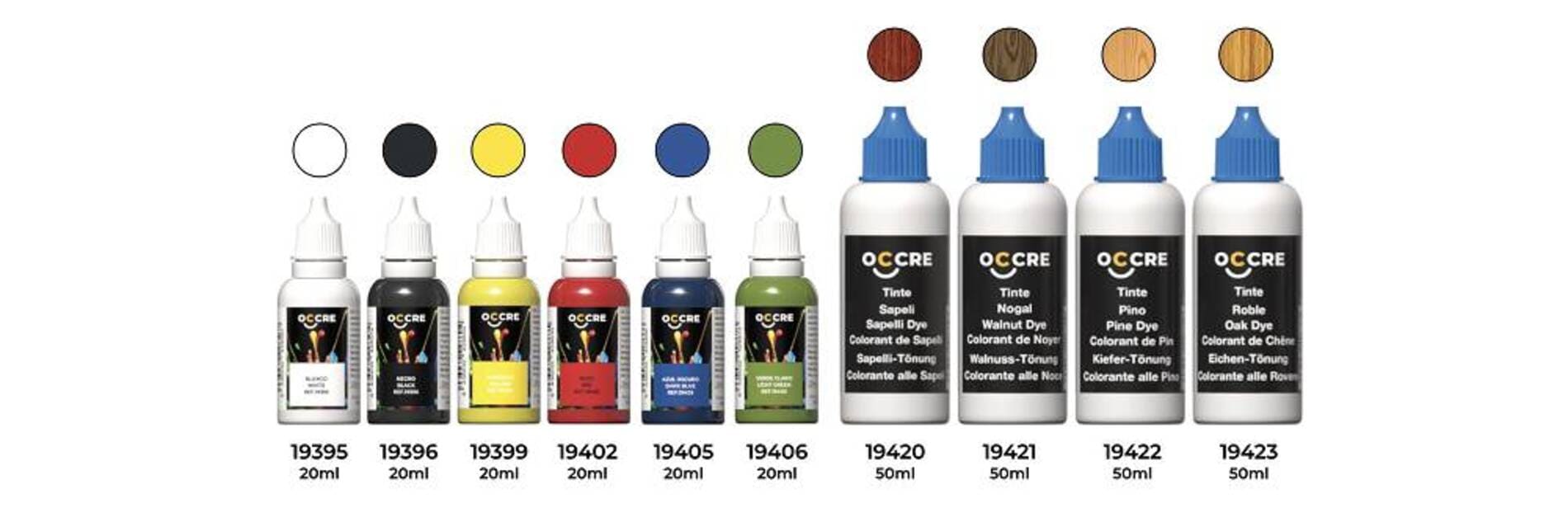 Farbset Grundausstattung mit Beizen - Modellzubehoer