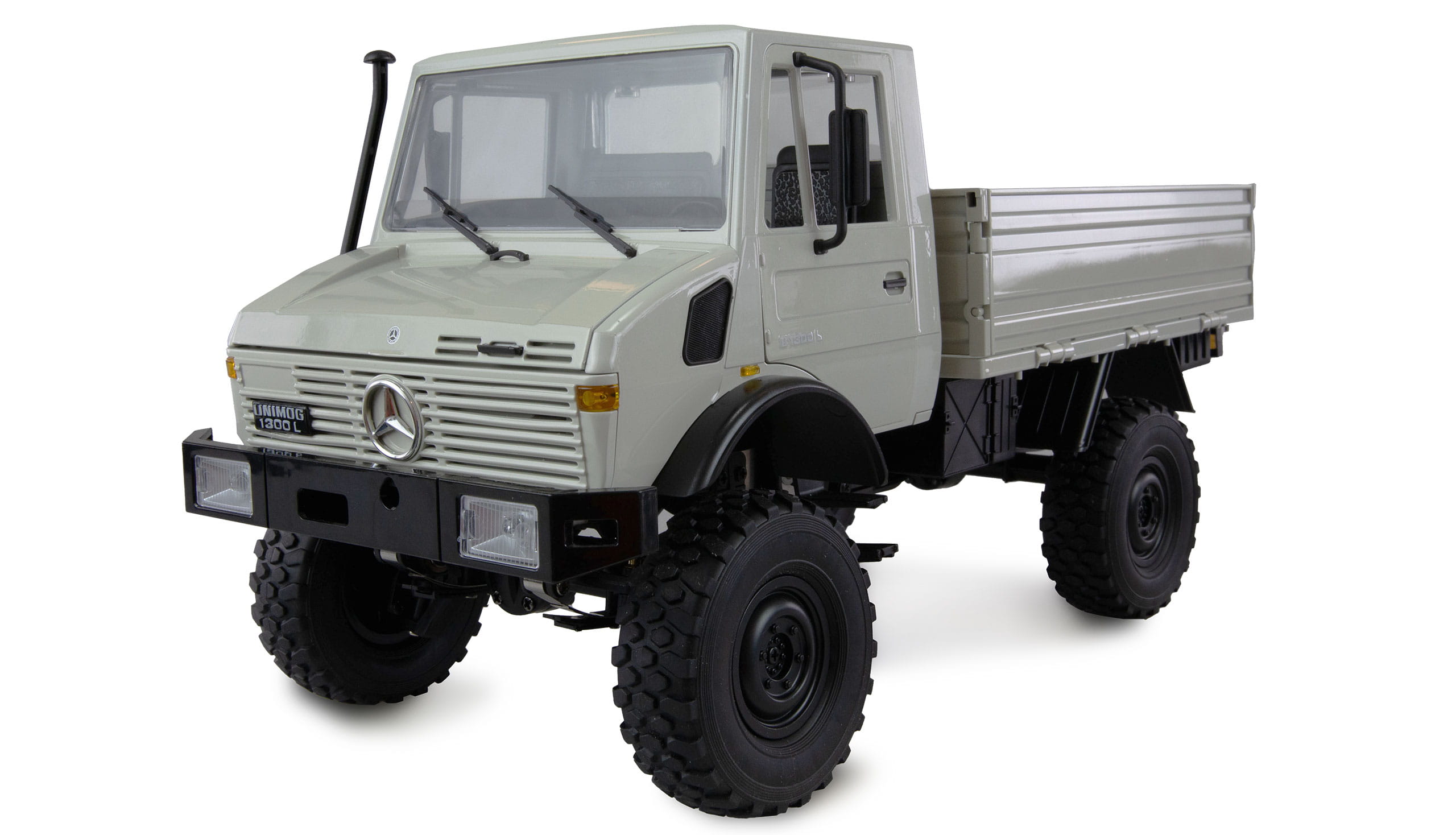 Mercedes Benz Unimog Basic 4WD 1_12 RTR hellgrau Amewi Mercedes Benz Unimog Basic 4WD