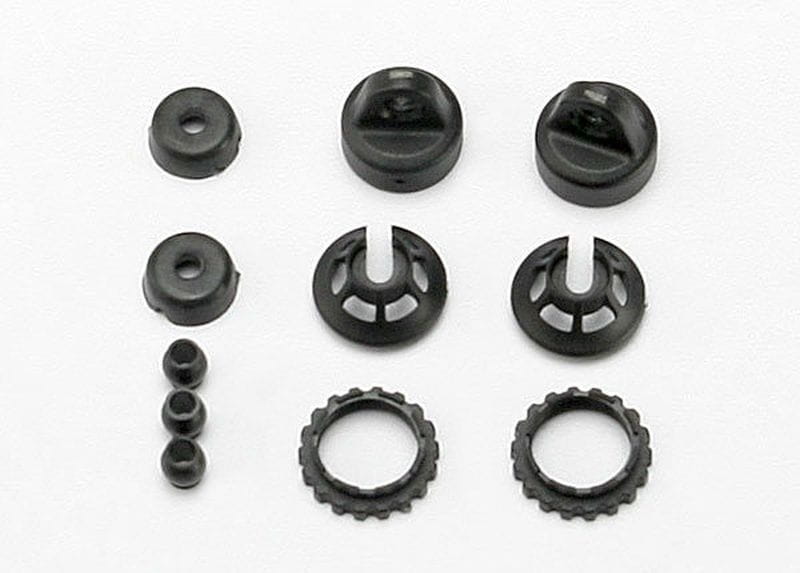 Traxxas Dämpferteller+Clips GTR Traxxas Daempferteller_Clips GTR - RC-Zubehoer